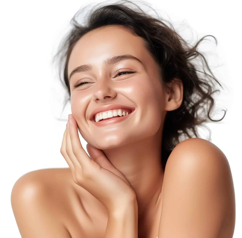 Beautiful Woman with smooth skin and smiling | Divine MedSpa