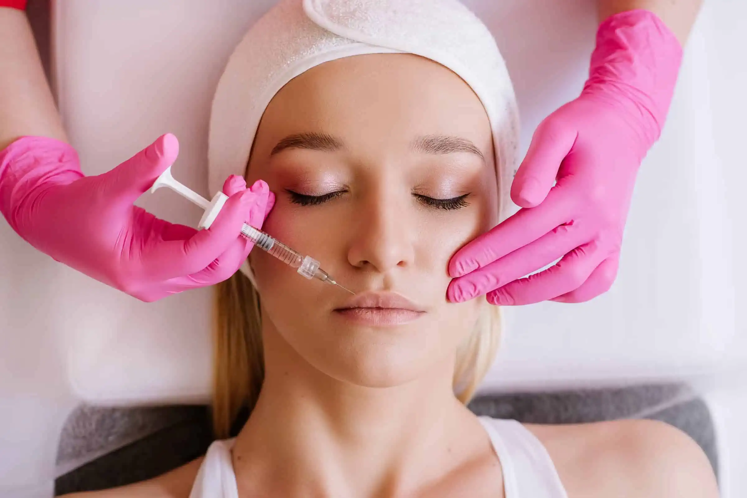 Woman getting Dermal Fillers Injectables at Divine MedSpa in Ormond Beach, FL