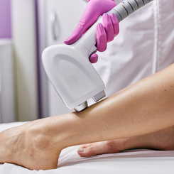 Lady getting Laser Hair Removal at Divine MedSpa | Ormond Beach