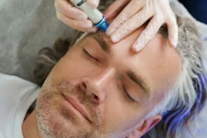 Man getting Facial Services at Divine MedSpa | Ormond Beach, FL