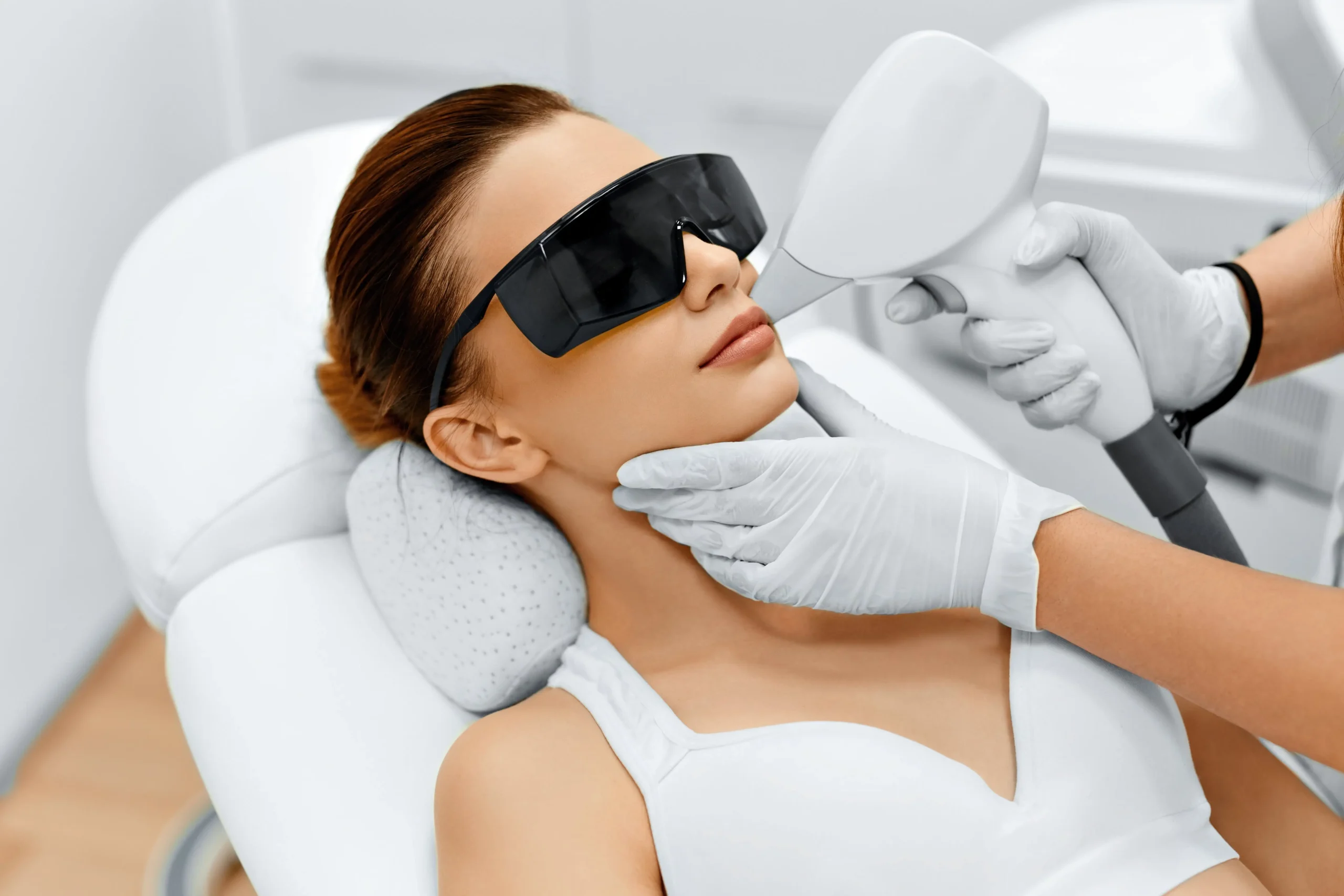 Lady getting Laser hair removal at Divine MedSpa | Ormond Beach, FL