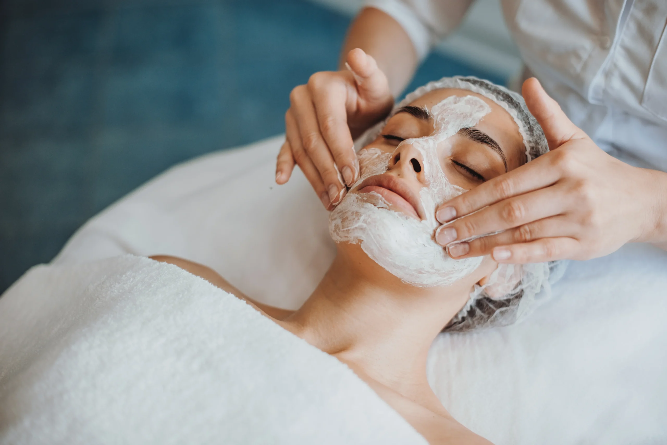 Lady Getting Medical Grade Skincare Peel in Ormond Beach at Divine Medspa