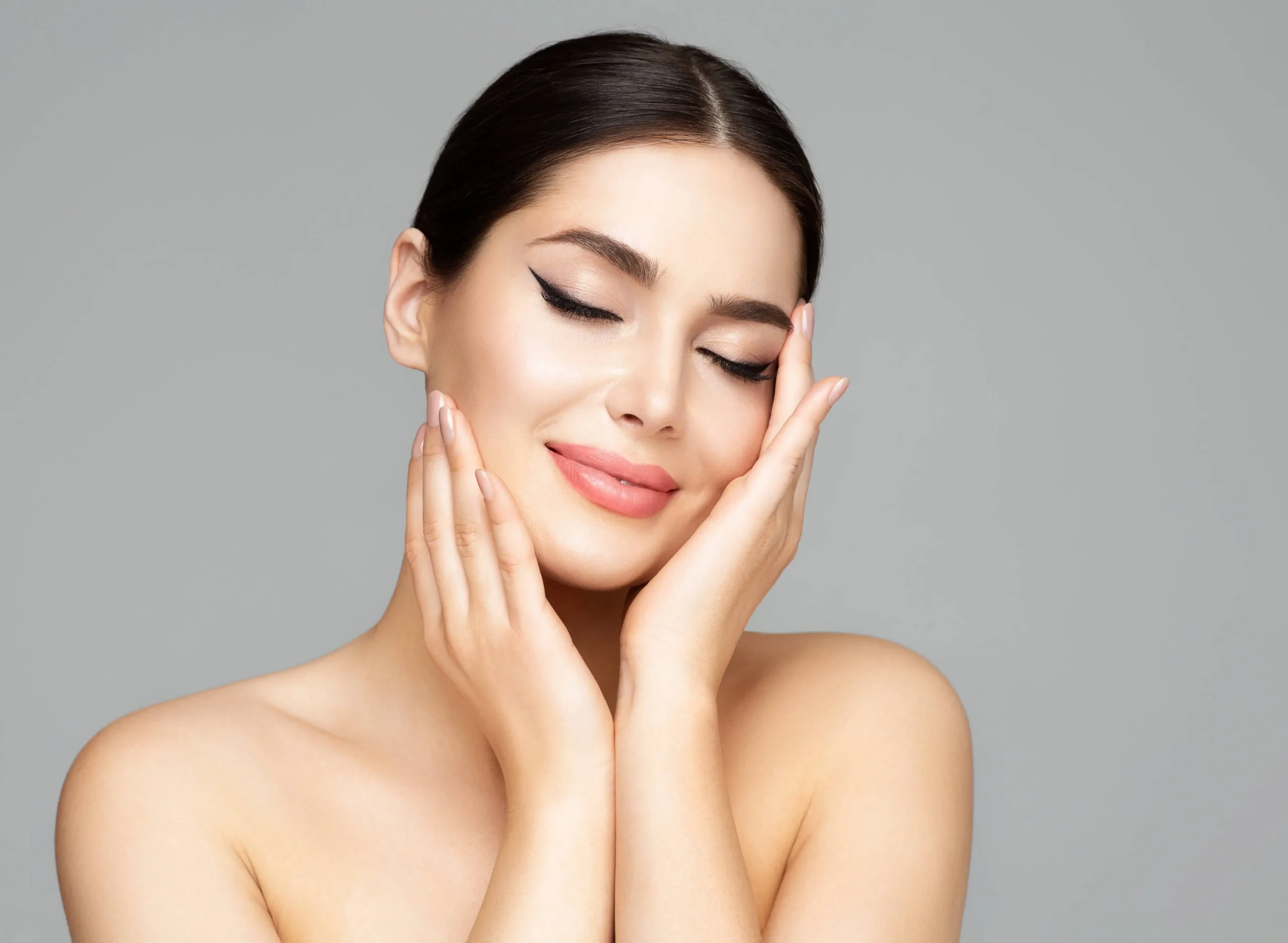 Woman with beautiful skin after radiesse filler treatment at divine medspa in ormond beach, florida