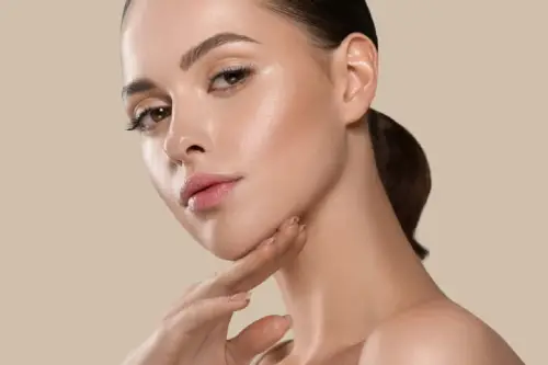 Lady with smooth perfect skin after Sculptra in Ormond Beach, FL